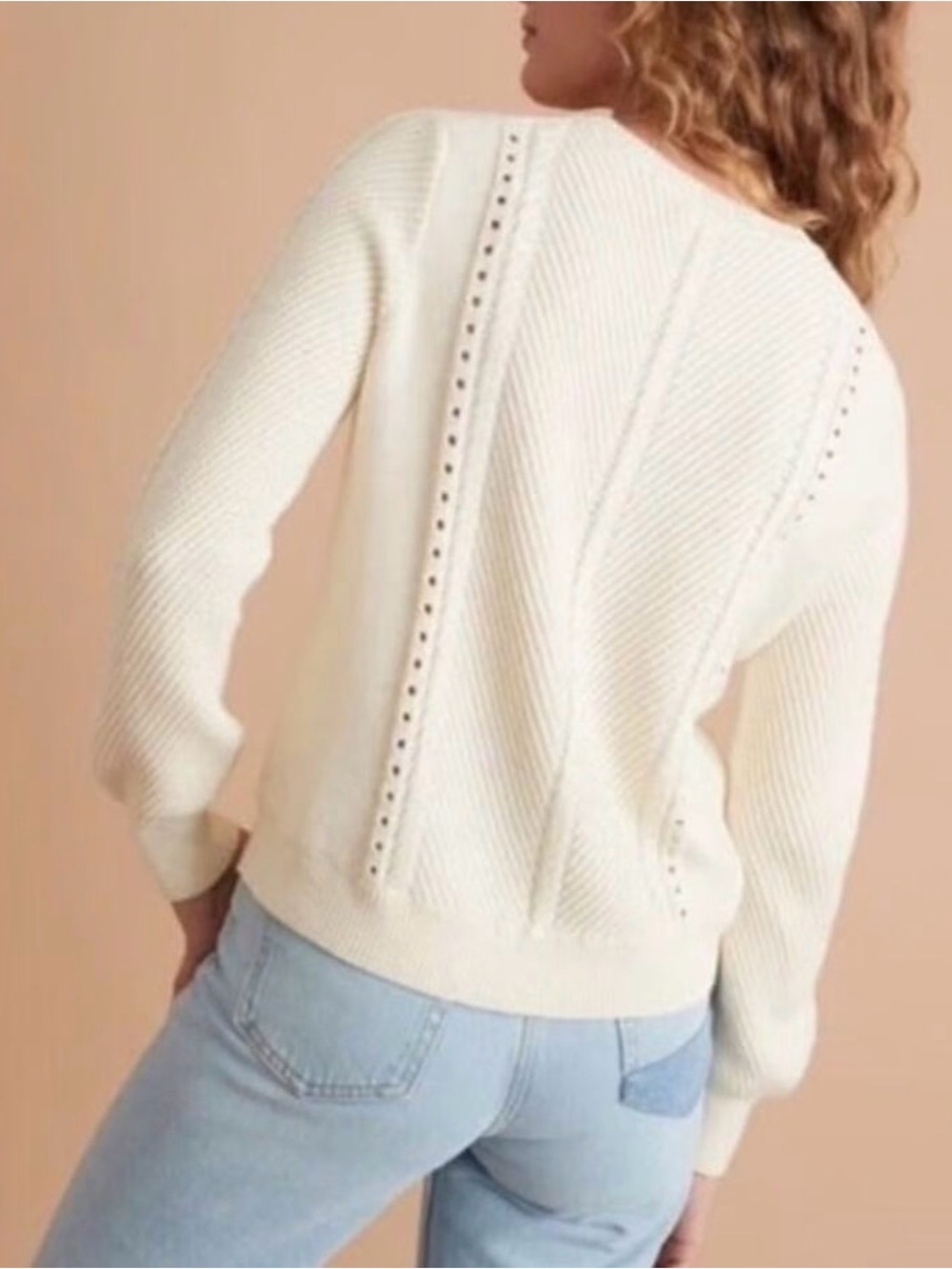 Marine Layer Jada boho floral crewneck sweater NWT M - Picture 2 of 7